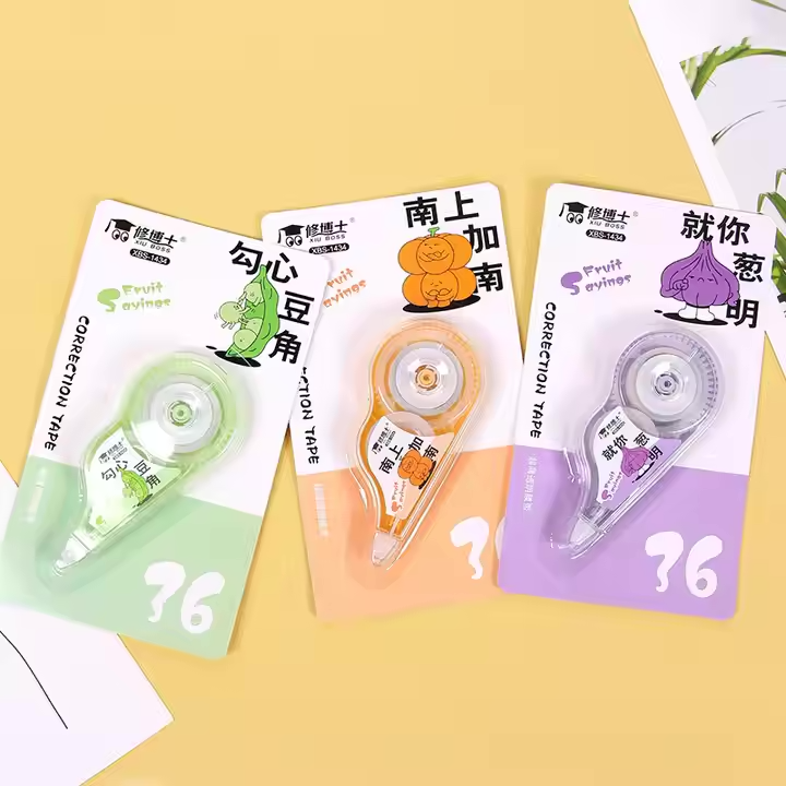 Cartoon Large-Capacity Correction Tape - Cute Stationery for Students