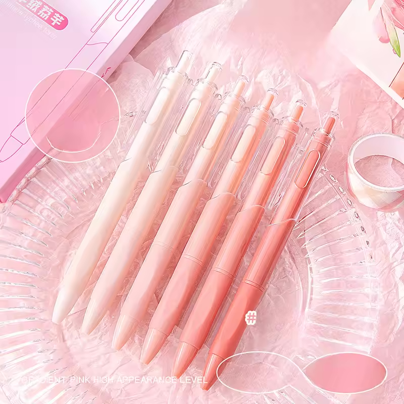 Gradual Change Quick Dry Press Gel Pen Set