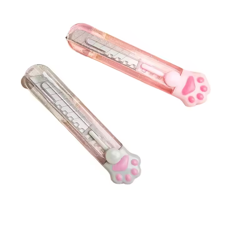Cute Cat Claw Mini Art Knife - Cartoon Paper Cutter & Portable Box Opener
