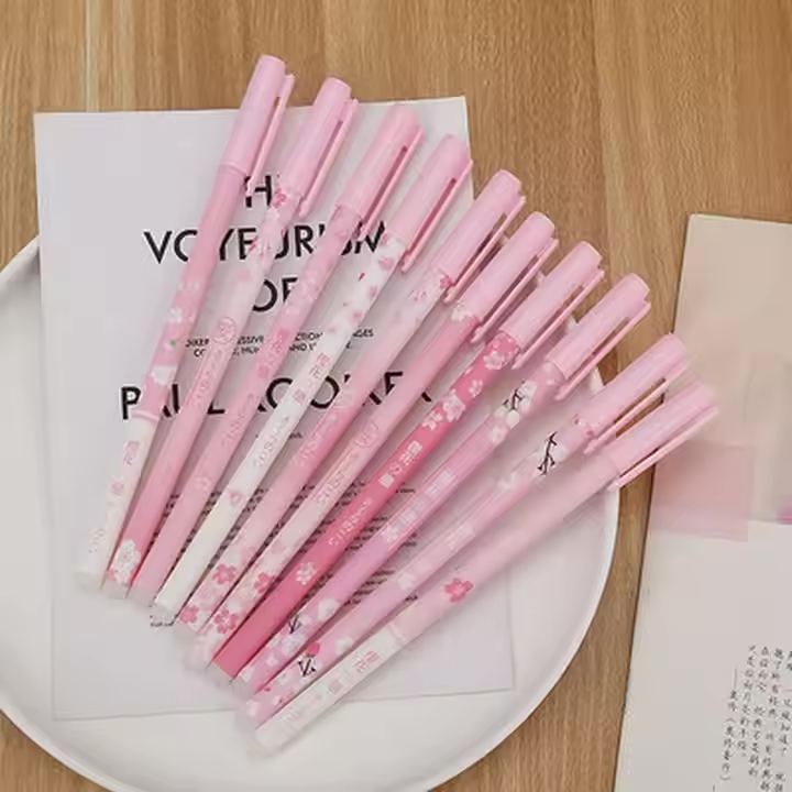 Creative 0.5mm Gel Pen (3pcs) - Cute School Supplies for Students