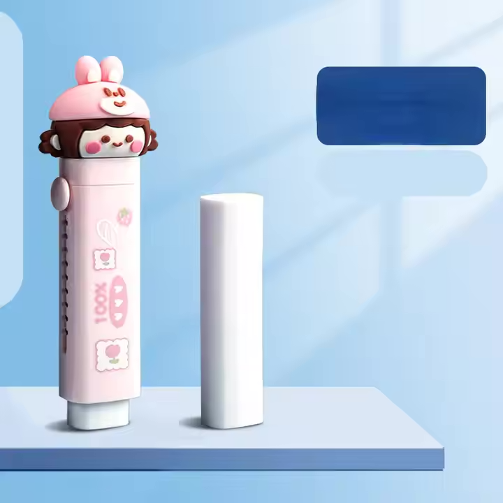 Cute Eraser Set - Custom Kids Stationery with 2 Replacement Cores