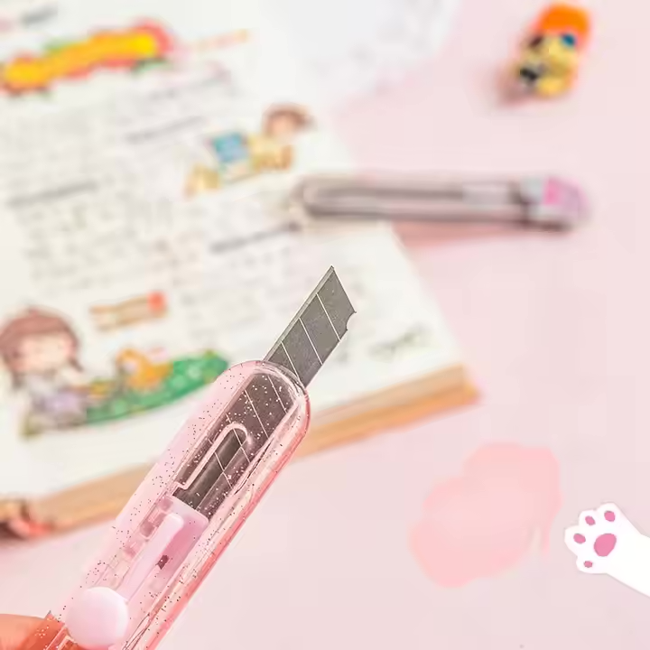 Cute Cat Claw Mini Art Knife - Cartoon Paper Cutter & Portable Box Opener