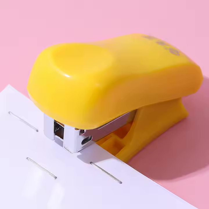 Mini Portable Stapler Set - Cute and Compact for Students and Office Use