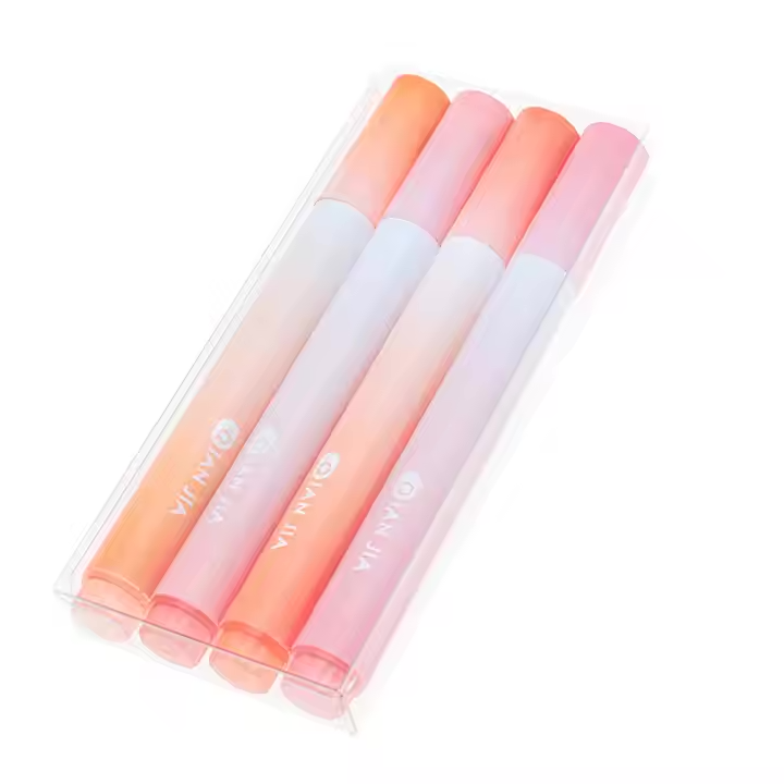 New Gradual Eye Protection Highlighter Set - Light Color Key Marker with Oblique Head