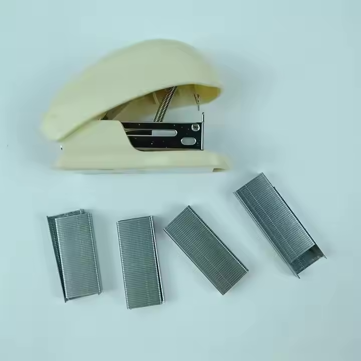 Mini Portable Stapler Set - Cute and Compact for Students and Office Use