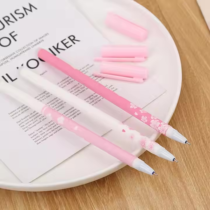 Creative 0.5mm Gel Pen (3pcs) - Cute School Supplies for Students