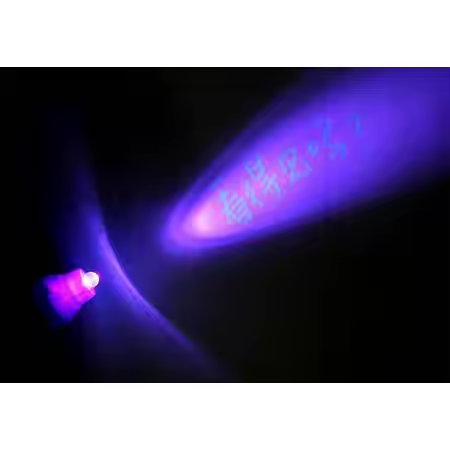 UV Invisible Ink Pen with LED Purple Light - Creative Fluorescent Magic Pen