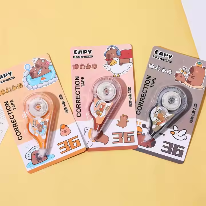 Cartoon Large-Capacity Correction Tape - Cute Stationery for Students