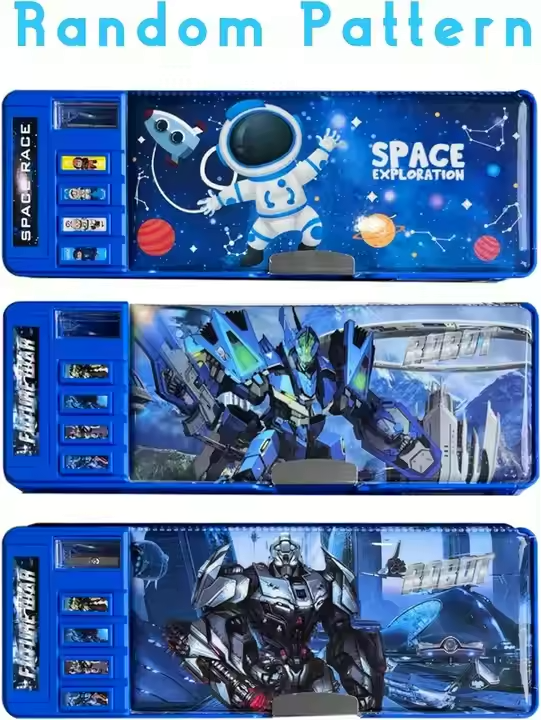 Large-Capacity Multifunctional Stationery Box - Creative Storage for Learning Supplies