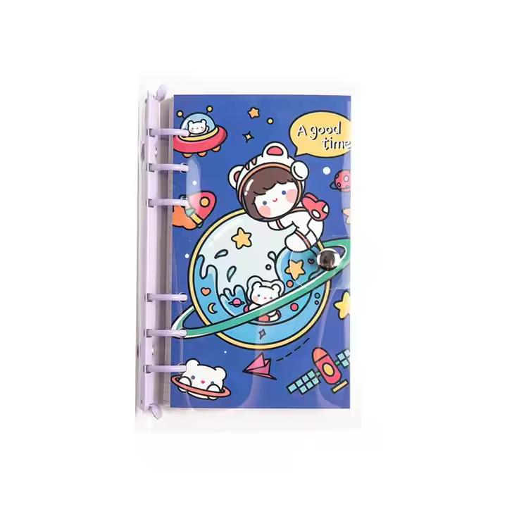 A6 Pink Spiral Binder Notebook - Adorable School Supplies for Students