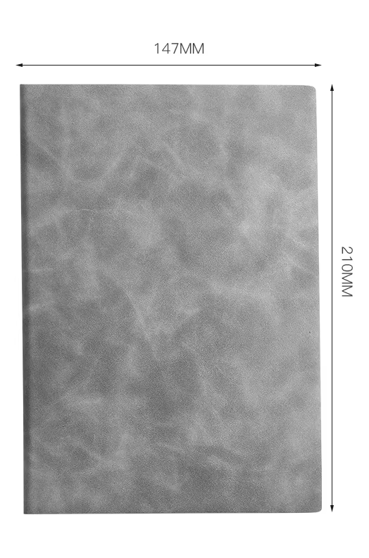 A5 Business Office Notebook - Soft Codex A6 Diary for School & Cute Stationery Lovers