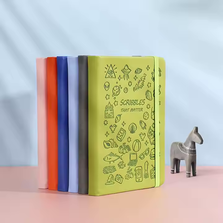 A6 Cute Cartoon Strap Notebook - Graffiti Diary & Notepad for Students