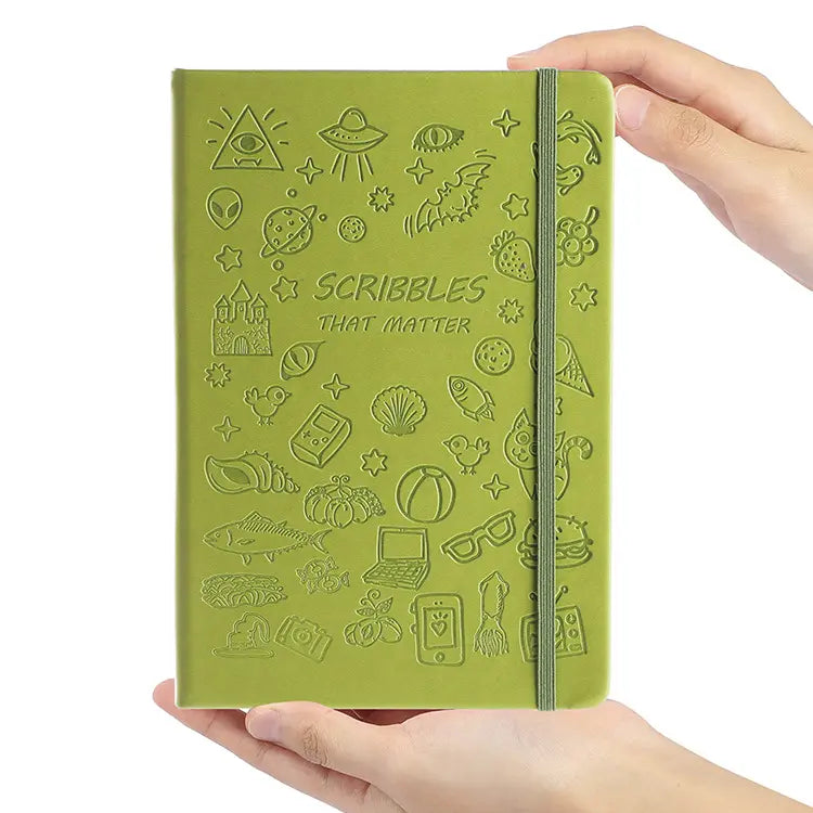 A6 Cute Cartoon Strap Notebook - Graffiti Diary & Notepad for Students