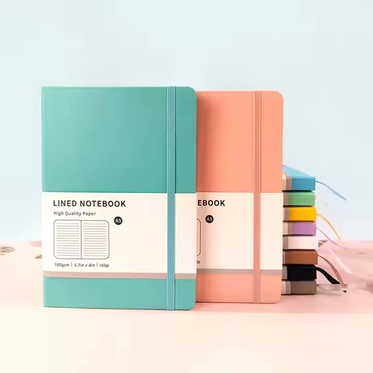 Macaron A5 Hardcover Strap Notebook - Minimalist & Creative Office Journal