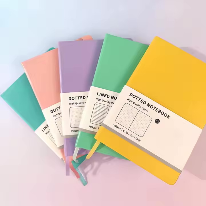 Macaron A5 Hardcover Strap Notebook - Minimalist & Creative Office Journal