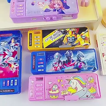 Large-Capacity Multifunctional Stationery Box - Creative Storage for Learning Supplies